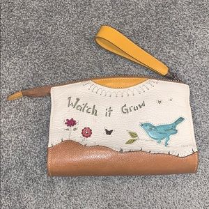 Garden Themed Wristlet